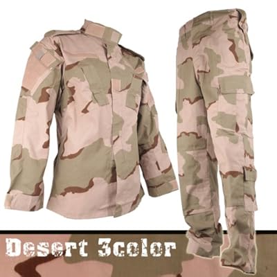  �f�U�[�g3�J���[ BDU ���ʕ� �퓬�� �㉺�Z�b�g desert3color XS�T�C�Y �f�U�[�g �J��
