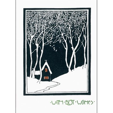 House in the Snow Pack of 10 Christmas Cards (Large Rectangle)||RF10F