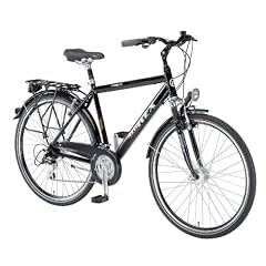 Alu-REX Herren Trekking-rad 24-Gang Kettenschaltung Nabendynamo, glanzschwarz, 28", 52 cm
