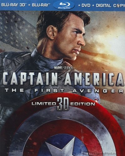 Captain America: The First Avenger 3D (Blu-ray 3D + Blu-ray + DVD + Digital Copy) /