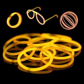  100 8 inch Premium Glow Stick Bracelets (Orange)