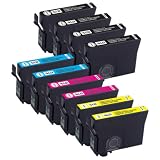 10 Pack of Epson T069 and T068 Compatible Ink Cartridges w/Improved Chips: 4 T068 Black & 2 T069 Cyan, T069 Magenta, T069 Yellow by LD Products