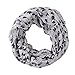 Pop Fashion Women's Bird Printed Infinity Scarf with Pattern - Summer and Fall Scarf