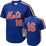 Dwight Gooden #16 1987 New York Mets Royal Mitchell & Ness Mesh BP Jersey