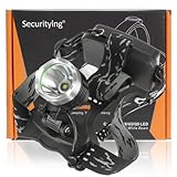 SecurityIng® Outdoor Waterproof 1600LM CREE XM-L T6 LED Headlamp + 2X Battery + Charger