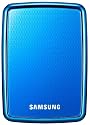 Samsung - S2 Portable HXMU064DA - Hard drive - 640 GB - external -  2.5'' - Hi-Speed USB - Ocean blue