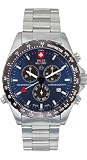 Swiss Military Hanowa Men's Navigator 316L Stainless Steel Blue Dial Watch #06-5007-04-003