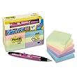 3M Post-It Notes & Flag Pen Value Pack, 3 X 3, Pastel Colors 12 90-Sheet Pads/Pk