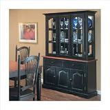 Entree Black and Cherry China Cabinet