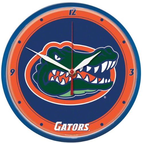 NCAA Florida Gators Round Clock