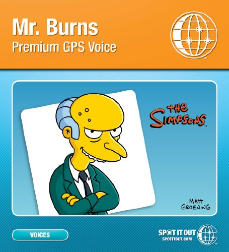 Mr Burns GPS Voice for TomTom Legacy (PC only) 