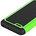 ZTE Maven 2 case, ZTE Prestige case, ZTE Sonata 3 case, CoverON [HexaGuard Series] Slim Hybrid Hard Phone Cover Case for ZTE Maven 2/ Prestige/Sonata 3 - Green Neon & Black
