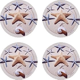 Set of Four Stars of the Sea Occasion Coasters - Style VJD1 by Thirstystone