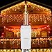 GE 300 Icicle-Style String-A-Long Clear Lights, Indoor or Outdoor