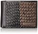 Geoffrey Beene Men's Slim Billfold with Basket Weave Facing