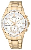Big Sale Citizen Women's FB1253-54A Eco-Drive Rose Gold Tone Diamond Chronograph Watch