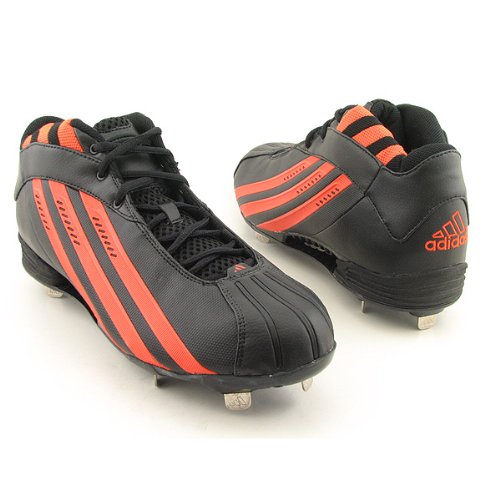 ADIDAS Clima Phenom Mid Baseball Cleats Shoe Black Mens