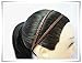 H1814 Dark Brown Headband Leatherette Double Braid Stretch Elastic by Fonza Shop