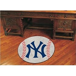 New York Yankees MLB "Baseball" Round Floor Mat (29")