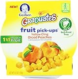 Gerber Graduates Fruit Pick Ups - Peach, 4.5-Ounce (Pack of 8)