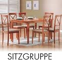 4+1 Tischgruppe Esszimmer Komplett Massiv Holz Tisch