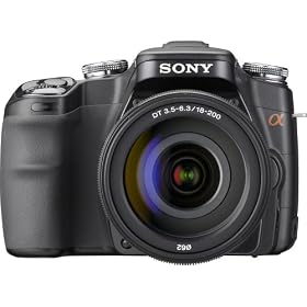 Sony Alpha A100H 10.2MP Digital SLR Camera Kit with 18-200mm f3.5-6.3 Lens