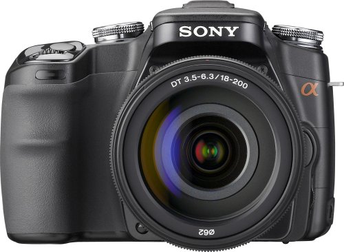 Sony Alpha A100H 10.2MP Digital SLR Camera Kit with 18-200mm f3.5-6.3 Lens