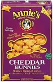 Annies Homegrown Cheddar Bunnies Baked Snack Crackers, Original 7.5-Ounce Boxes (Pack of 12)