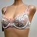  : Venus Ivory Sexy C Thru Floral Detail Bra #1003 sz 34A