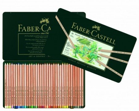Childrens Toyshop  Toys : Faber-Castell Pitt Pastel Pencils Tin of 36