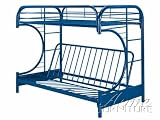Twin Full Size Futon Blue Finish