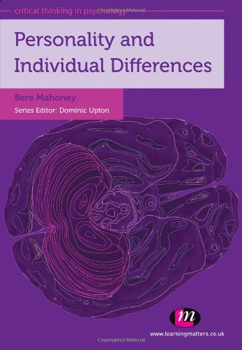 Personality and Individual Differences (Critical Thinking in Psychology Series)