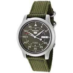 [セイコーインポート]SEIKO import 腕時計 海外モデル  メッシュベルト 自動巻 ミリタリーウォッチ カーキ SNK805K2 メンズ 【逆輸入品】