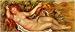 Artist Pierre Auguste Renoir Poster Print of Painting Reclining Nude