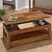 Jofran 480 Series Wood Lift-Top Cocktail , Coffee Table in Oak