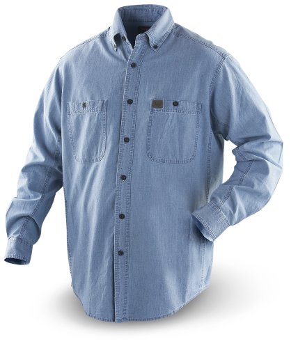 Wrangler Long - sleeved Denim Shirt Indigo