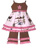 Girls Boutique Cowgirl & Horses Dress & Pant Clothing
