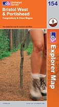 Ordnance Survey Explorer Map 154 ~ Bristol West & Portishead (Folded Paper Version)