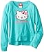Hello Kitty Girls' Raglan Long-Sleeve Sweatshirt