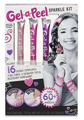 Gel-a-peel accessory 3-pack craft kit - sparkle