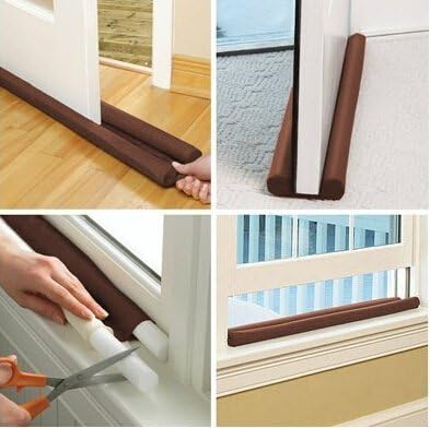 85CM Twin Draft Guard Door Window Air Dust Stopper Energy-saving by NBell
