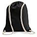 Westford Mill Cotton Gymsac in Schwarz