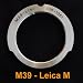 RainbowImaging Leica M39 LSM lens to Leica M Mount Adapter, for 35mm -135mm lens, (RainbowImaging Adapter)