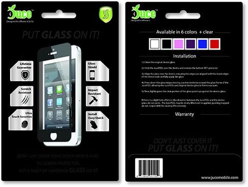 JucePeel Juce Peel JuceMobile Glass Screen Protector for iPhone 5 &amp; 5s