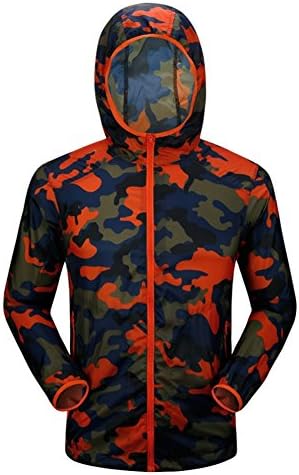 Free2mys Men's Anti-uv Protection Quick-dry Hooded Camouflage Breathable Shirt (M)