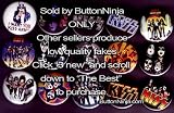 Set of 15 KISS Pins 1.25 Buttons