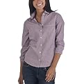 Juniors' Mossimo Supply Co. Long Sleeve Button Down Stretch Top - Red Checked