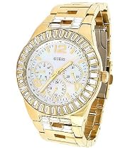 GUESS Gold-Tone Bracelet Watch