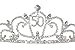 Birthday Party Rhinestone Crystal Tiara Crown - 50th Fifty Fiftieth T1169