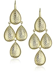 Ray Griffiths 18k Yellow Gold Quadruple Drop Earrings
